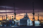 Hamburger Hafen der Nacht